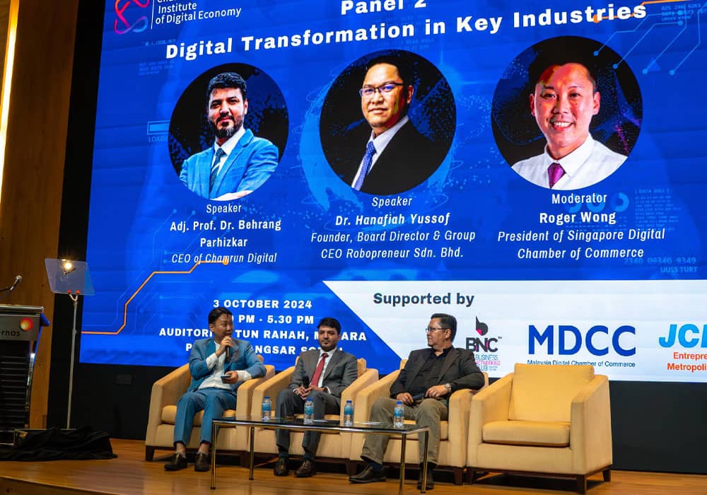 Speaker in Digital Transformation in key Industries, Organized by Malaysia Digital Chamber of Commerce